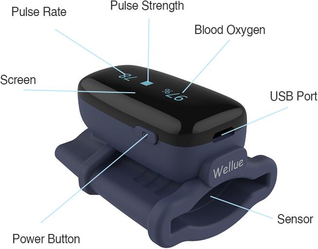 Actual product image ViatomTech Oxyfit