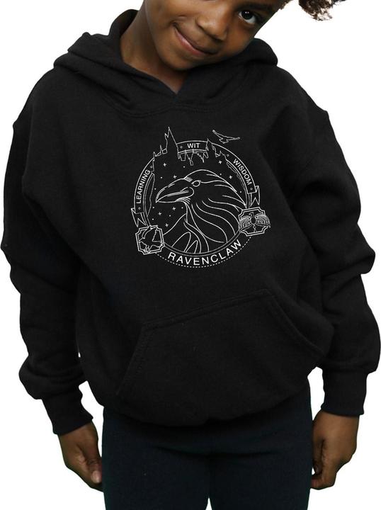 Immagine prodotto Ravenclaw Seal Felpa con Cappuccio Ragazze (128)