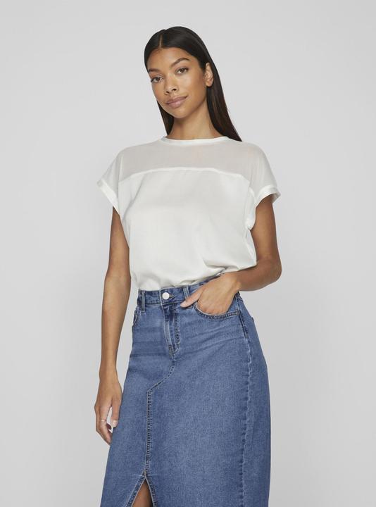 Actual product image Vila Mesh top with short sleeves (38)