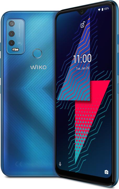 Wiko Vermogen U30 (64 GB, Middernachtblauw, 6.82", Dubbele SIM, 13 Mpx, 4G)