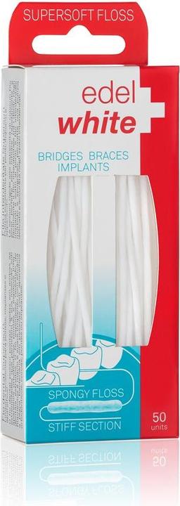 Edel + White Supersoft Floss Zahnseide 50 Stränge