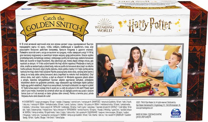 Produktbild Spin Master Harry Potter – Fang den Goldenen Schnatz, ein Quidditch-Brettspiel für Hexen, Zauberer und Muggel