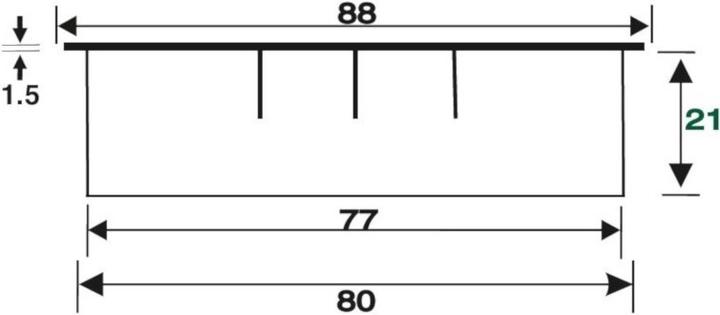 Actual product image Bachmann Loop Round (Cable hole, 8 cm)