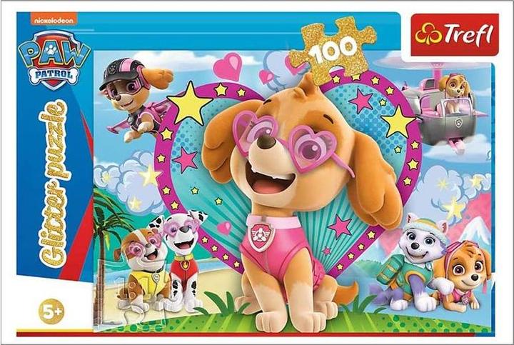 Produktbild Trefl Paw Patrol Glitzer Puzzle 100T (100 Teile)