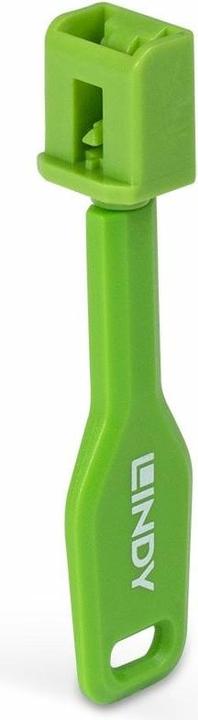 Image du produit Lindy Verrous de port SFP vert 10 pcs+ 1 clé