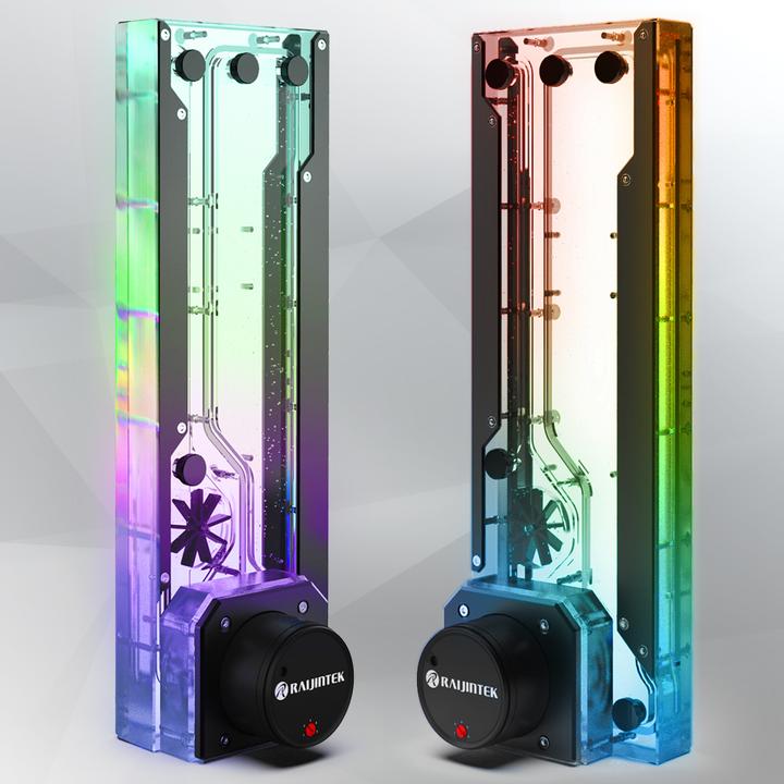 Produktbild Raijintek ACHERON 360 RBW Distro Plate - Acryl, D-RGB