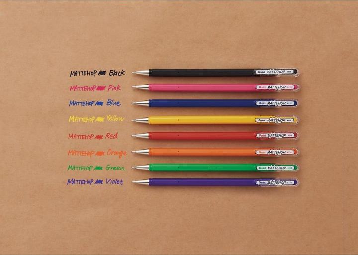 Actual product image Pentel Gel rollerball pen Mattehop (Orange, 1 x)