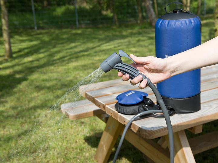 Produktbild Semptec Tragbare Campingdusche mit Fusspumpe