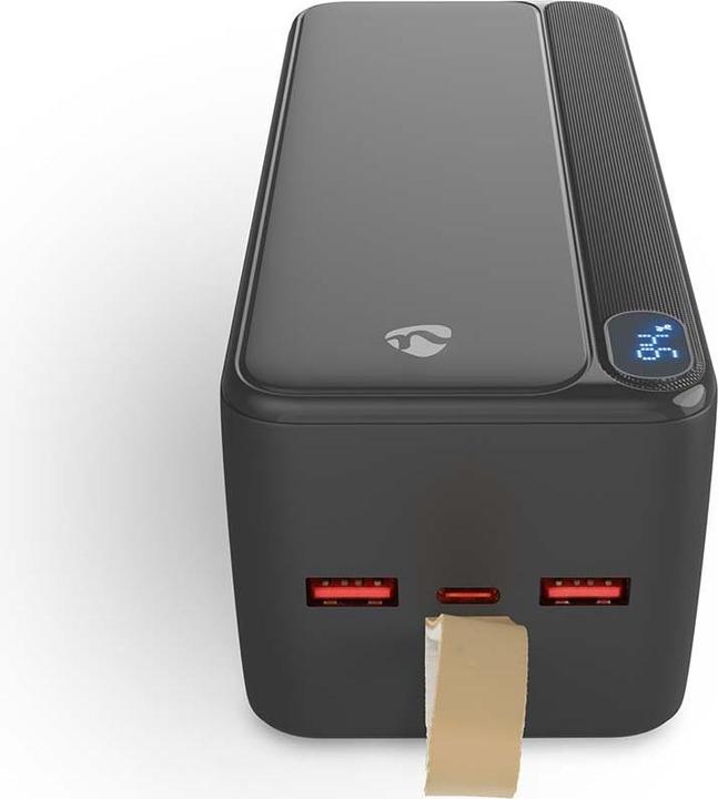 Produktbild Nedis powerbank | 30000 mAh | 1.5 / 1.67 / 2.0 / 2.22 / 3.0 A | Anzahl der Ausgänge: 3 | Ausgangsans (30000 mAh, 20 W, 111 Wh)