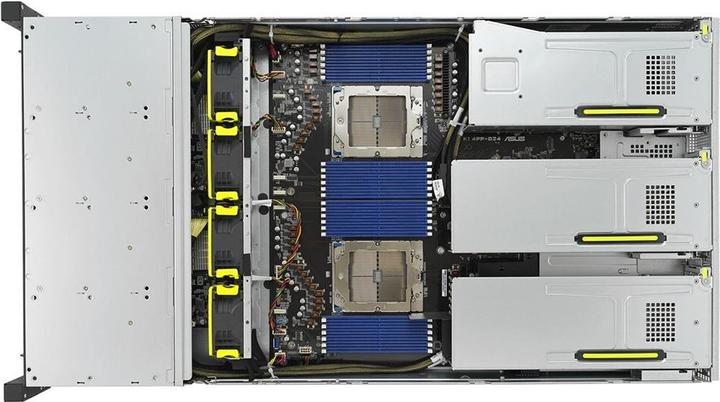 Produktbild ASUS Platforma Rack (2U) RS720A-E12-RS24U AMD Epyc 9004 (24x NVMe 2xM.2 3xGPU 2x10Gbe IPMI 1+1 (AMD Epyc 9004 series, Rack Server)