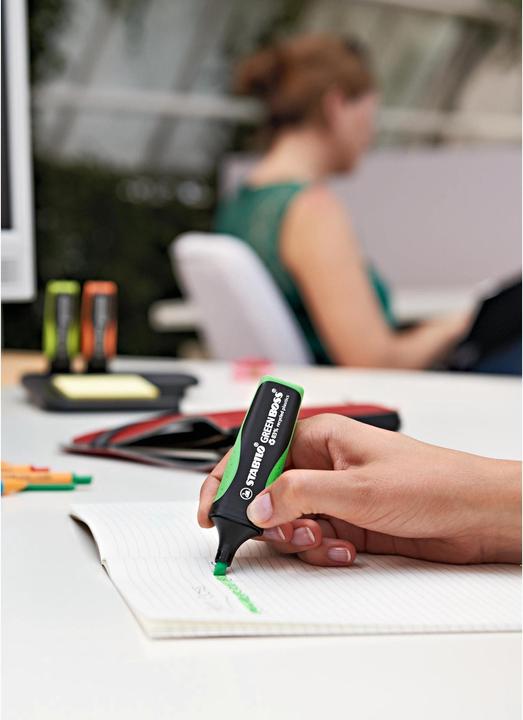 Produktbild STABILO GREEN BOSS Textmarker (Orange, Gelb, Grün, Pink, 5 mm, 4 x)