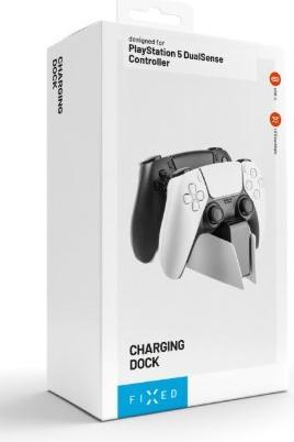 Productafbeelding Fixed Dubbele oplader voor PS5-controller, zwart en wit (PS5)