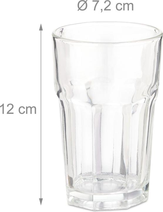 Produktbild Relaxdays Trinkgläser Set (0.30 l, 6 x)