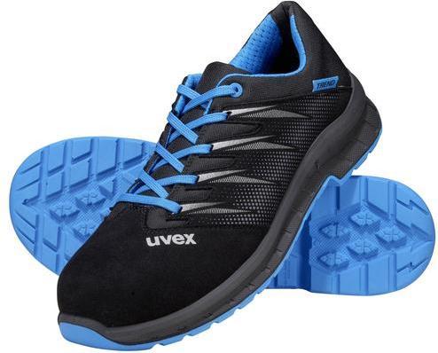 Actual product image Uvex Safety 2 trend low shoes S2 69398 blue, black width 11 size 52 (S2, 52)