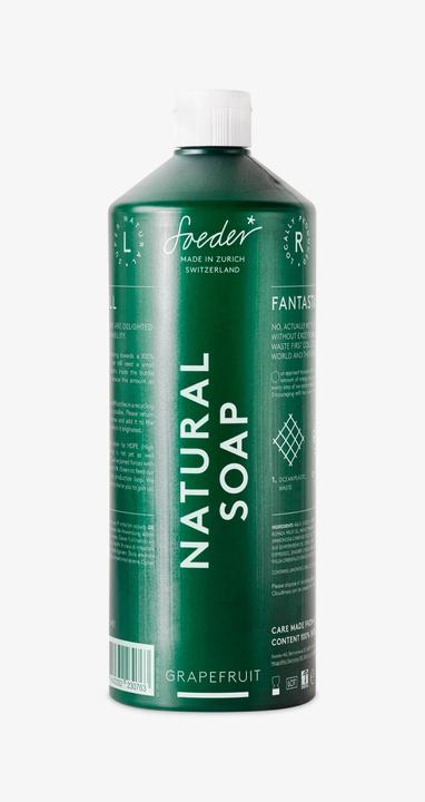 Produktbild Soeder* Natural Soap Grapefruit (Handseife Nachfüllpackung, Flüssigseife, 1000 ml)