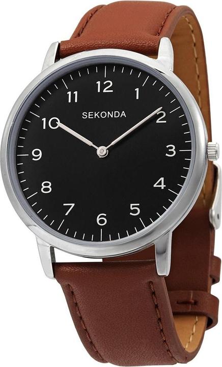 Produktbild Sekonda Quarz Lederarmbanduhr, Für Männer