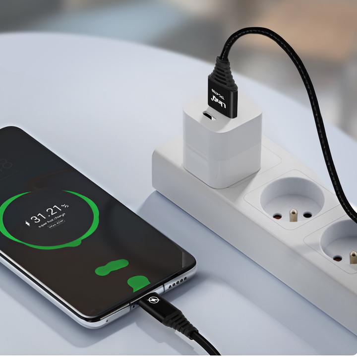 Actual product image LinQ TPC-4789 USB-C cable (1.50 m, USB 3.2 Gen 1)