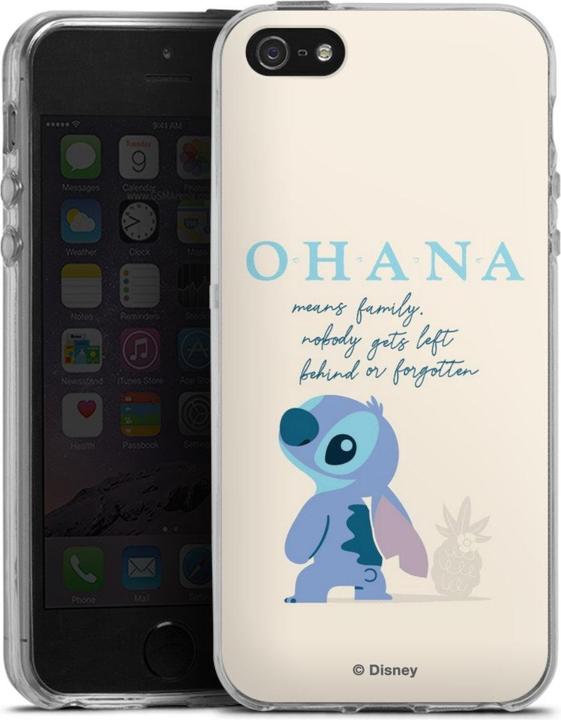 Produktbild DeinDesign Silikon Hülle für Apple iPhone 5 Handyhülle Case Smartphone Schutzhülle Lilo & Stitch Disney (Apple iPhone 5)