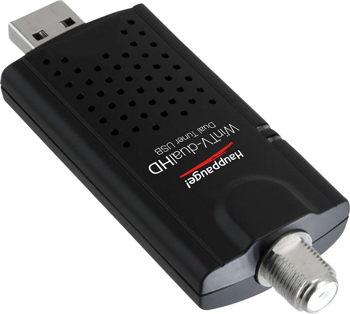Image du produit Hauppauge Tuner TV Clé USB WinTV-dualHD DVB-C/T2/T avec FB (USB, DVB-T, DVB-C, DVB-T2)
