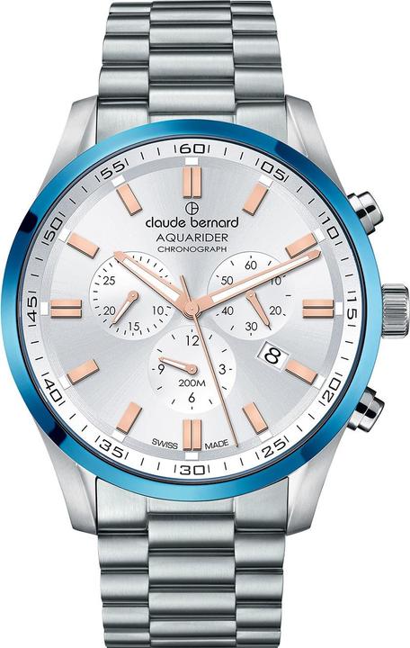 Claude Bernard 10222-3MBU-AIR Herrenuhr Aquarider Chronograph 44mm 20ATM (Chronograph)