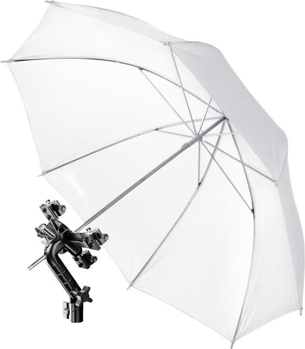 Immagine prodotto Walimex Supporto flash 4f incl. SB 60, paralume bianco (Pellicola protettiva)