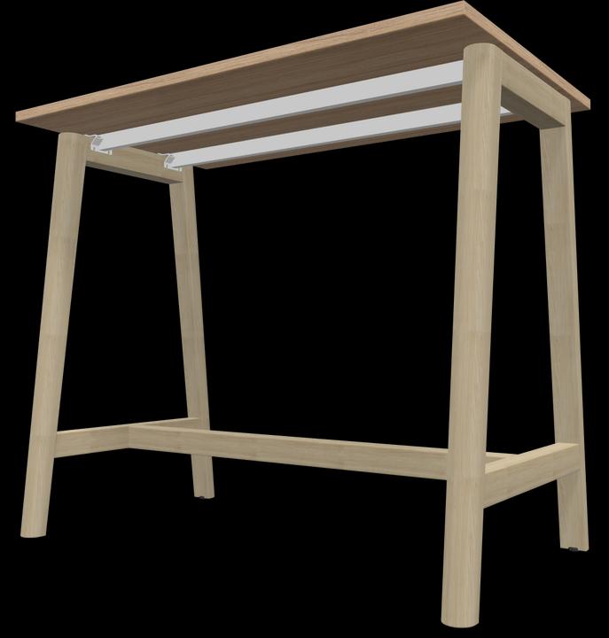 Produktbild Narbutas Nova Wood Hochtisch (120 x 70 x 105 cm)