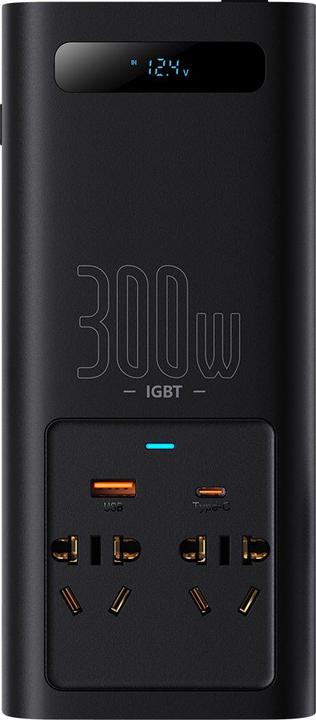 Actual product image Baseus IGBT Power Inverter 300W (220V CN/EU ) Black