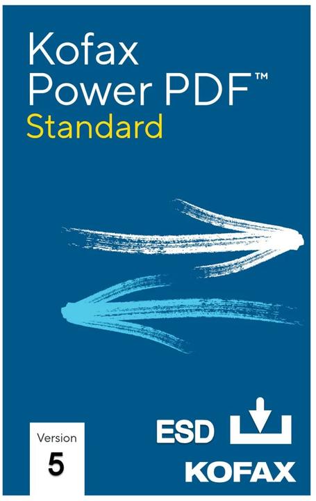 Kofax ESD Power PDF Standard 5.0 ESD, Vollversion, Multilingual (1 Utilisateur, Illimité)