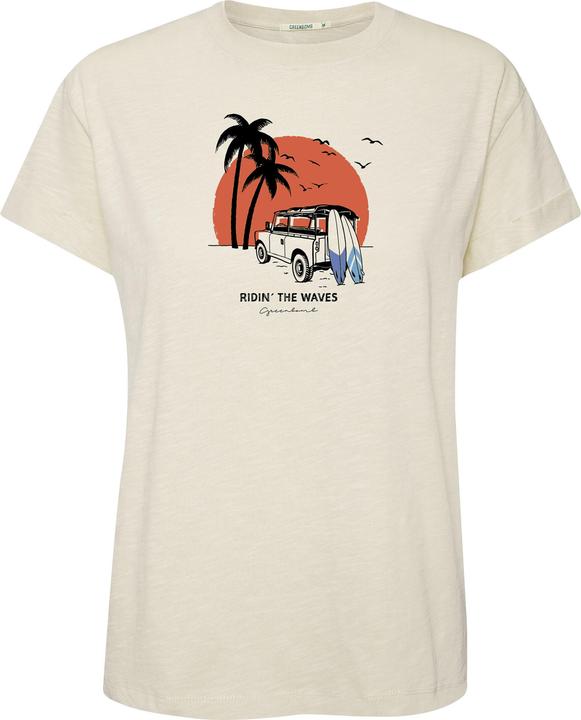 Greenbomb Women's Nature Beach Trip Stop T-Shirt
