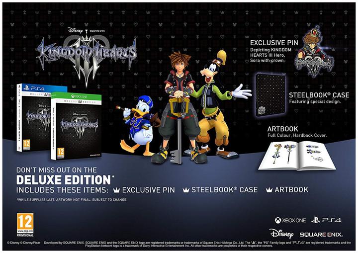 Actual product image Square Enix Kingdom Hearts 3 Deluxe Edition Xbox One (Xbox One S, EN)