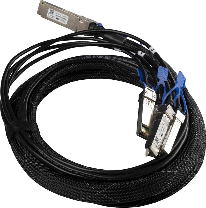 MikroTik Twinaxial Breakout Kabel XQ+BC0003-XS+ QSFP28/4x SFP28 3 m (S/STP, CAT6, 3 m)