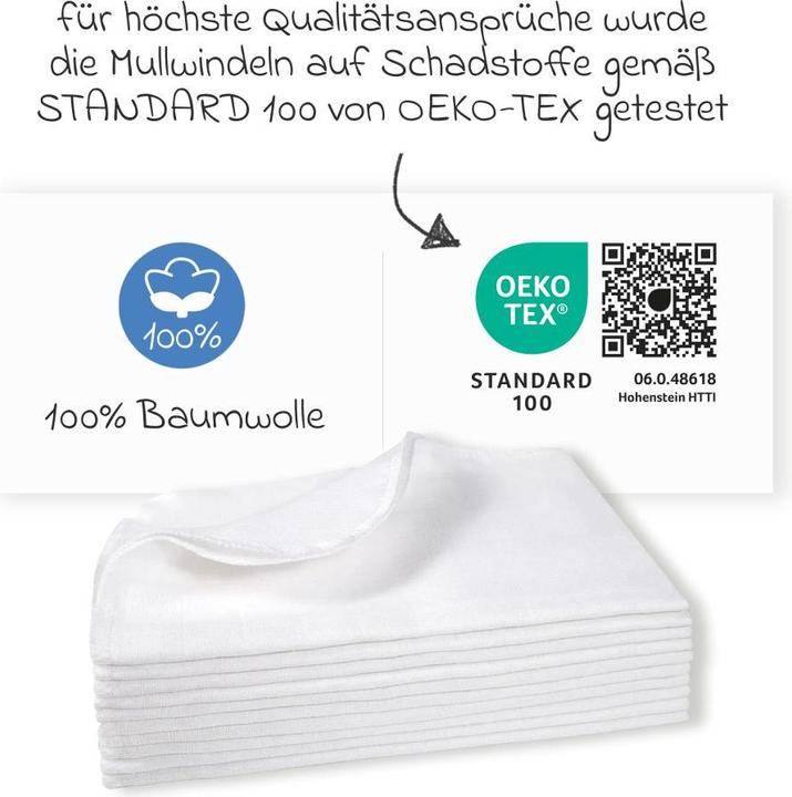 Image du produit Makian Couches en mousseline & linges en mousseline Couches en mousseline / linges en mousseline / linges (35 cm, 50 cm)