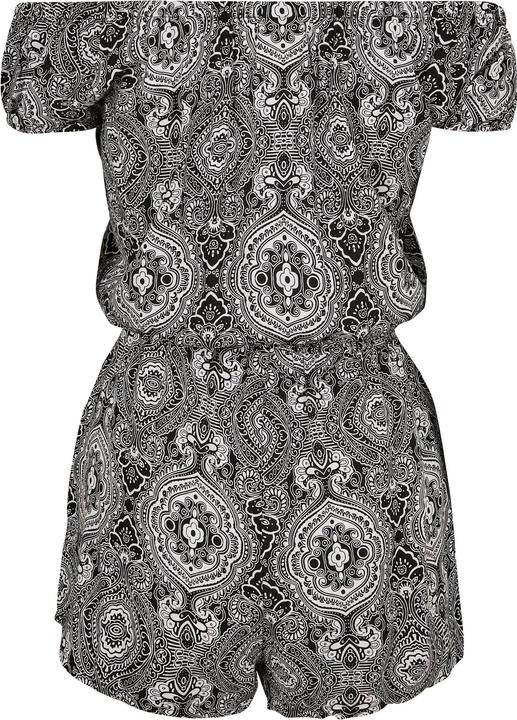Actual product image Urban Classics Ladies AOP Off Shoulder Short Jumpsuit (4XL)