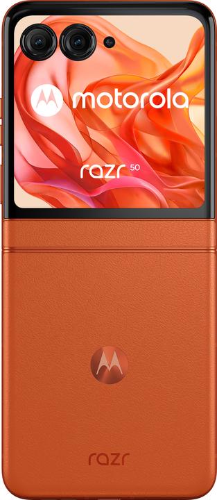 Produktbild Motorola Razr 50 (256 GB, Spritzige Orange, 3.60", SIM + eSIM, 50 Mpx, 5G)