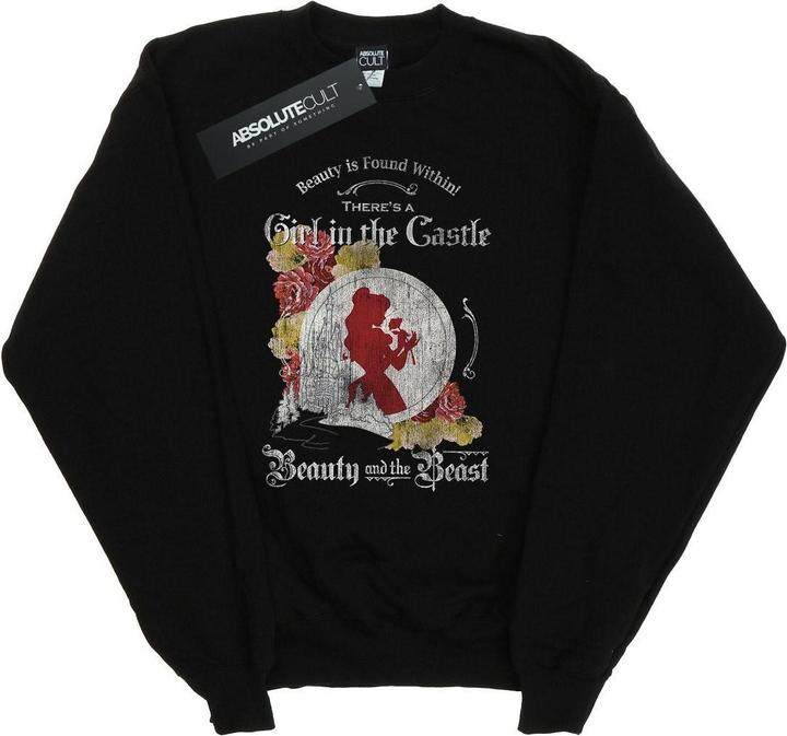 Disney Beauty And The Beast Girl in The Castle Sweatshirt Mädchen