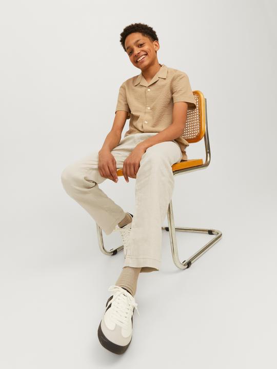 Actual product image Jack & Jones Jpstkarl Jjlawrence Linen Chino Sn Jnr (134)