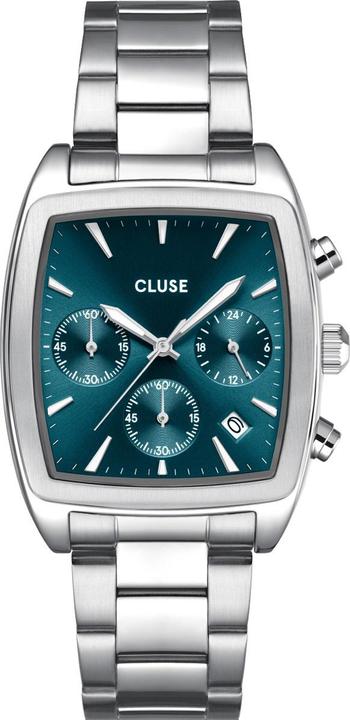 Cluse Quartaut Chrono Silver (Chronograph, 35 mm)