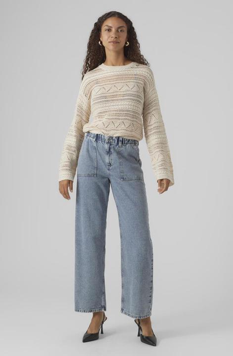 Produktbild Vero Moda VMPAM Mid Rise Cargo Schnitt Jeans Straight-Fit (25)