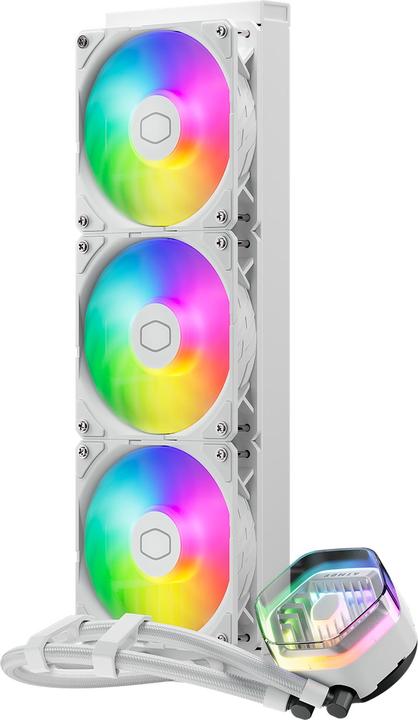 Image du produit Cooler Master Kit Watercooling AIO Cooler MasterLiquid Atmos RGB - 360mm (Blanc)