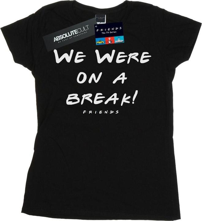 Friends We Were On A Break Text TShirt (XL)