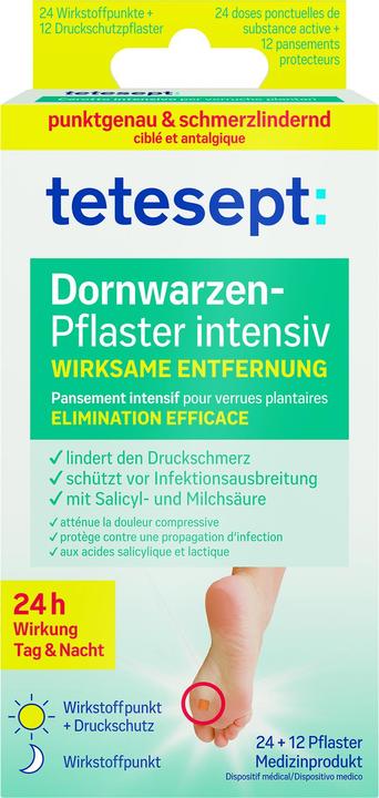 Tetesept Plantar wart plaster (12 x)