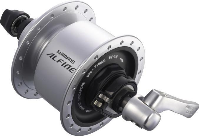Actual product image Shimano Hub dynamo (Disc brake Center lock)