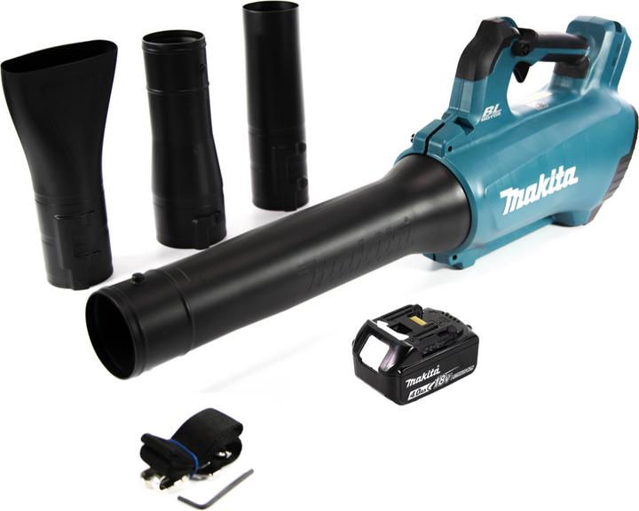 Produktbild Makita DUB 184 M1 Akku Gebläse 18 V Brushless + 1x Akku 4,0 Ah - ohne Ladegerät (Akkubetrieb, Laubbläser)