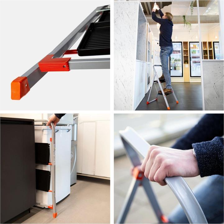 Actual product image Toolland Stepix stool 2 steps (Stile, 52 cm)