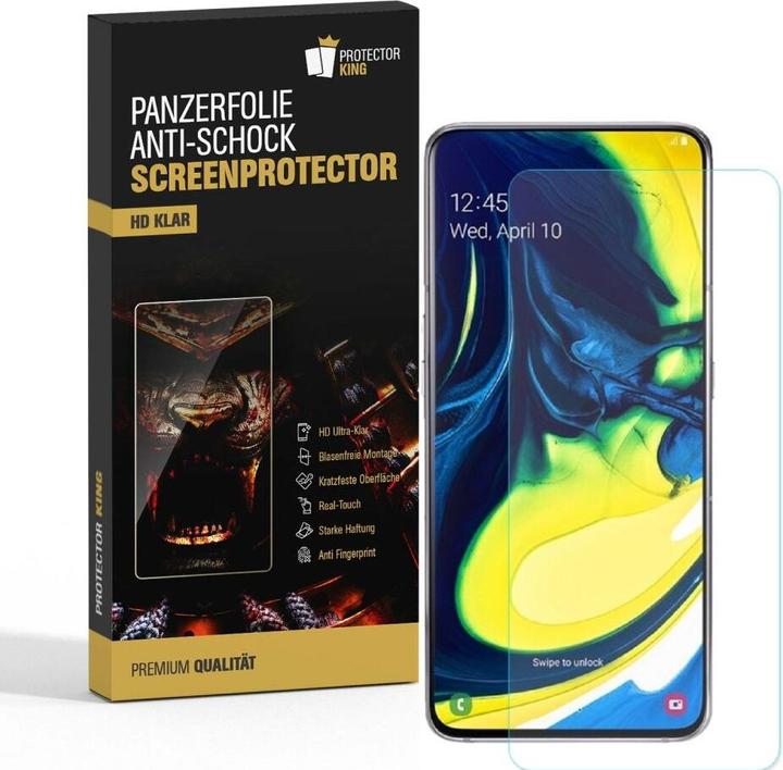 Produktbild Protectorking 2x Panzerfolie Anti-Shock HD Klar (2 Stück, Samsung Galaxy A90 5G)