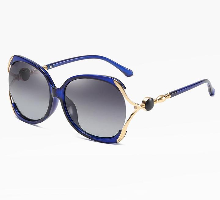 Actual product image Techsuit - Sunglasses Polarized (1722) - for Women with UV Protection, PC - Blue / Gray