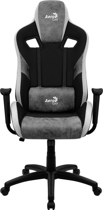 AeroCool COUNT Sedia da gioco universale AeroSuede Nero Grigio