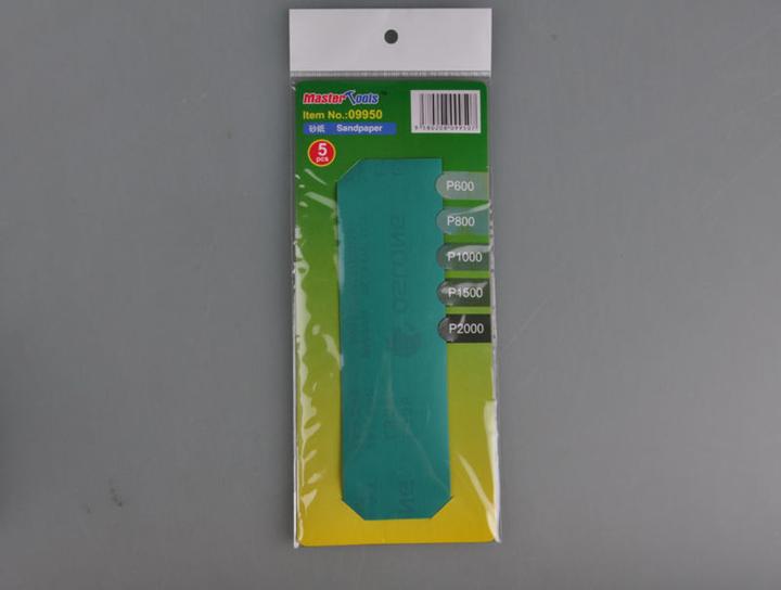 Master Tools Sandpaper (1000, 1500, P 2000, P800, P600)