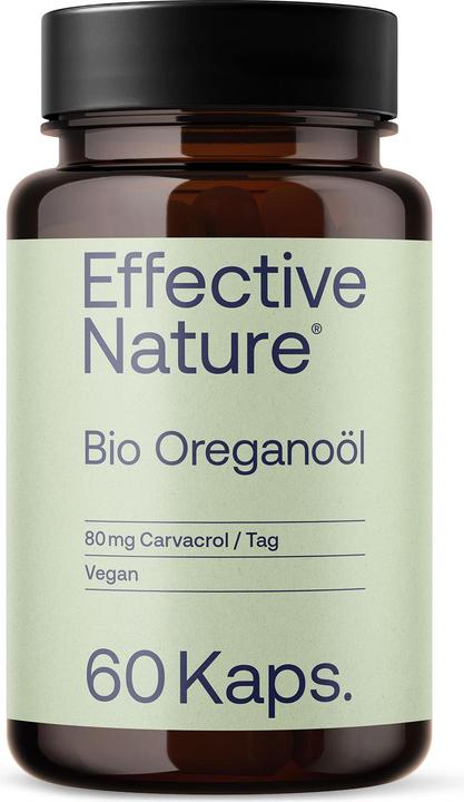 Effective Nature Bio Oregano Öl (60 Stück, Kapseln, 30 g)