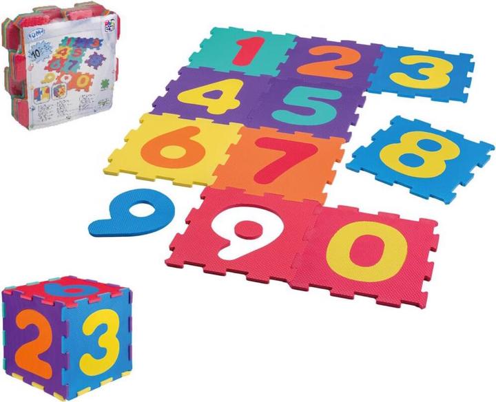 Productafbeelding Happy People Puzzelmatten met cijfers (32 x 32 x 1 cm)